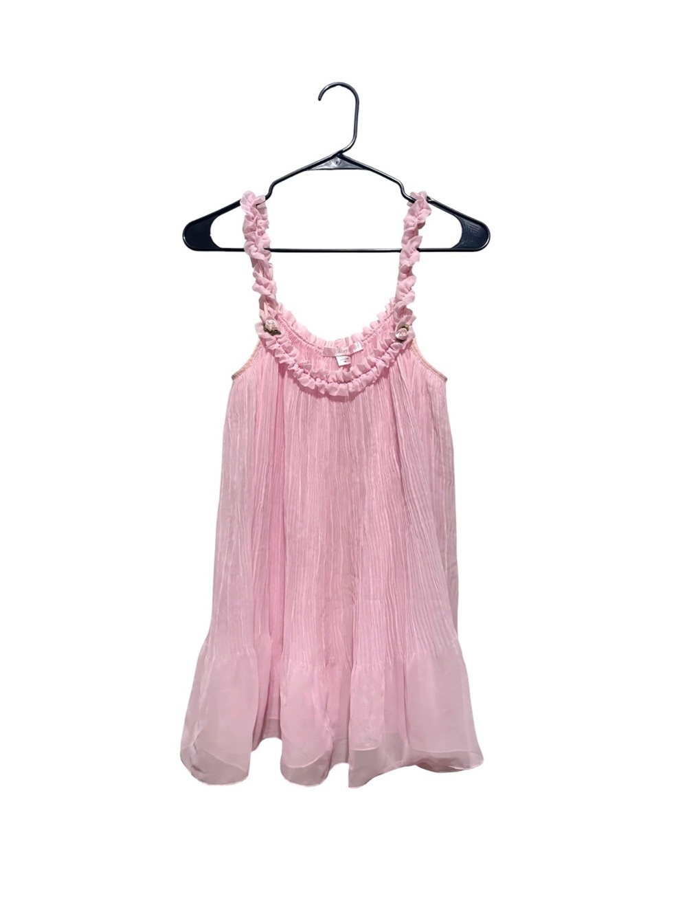 Sabrina Carpenter Victoria's Secret pink pleated babydoll slip dress - Picture 2 of 6